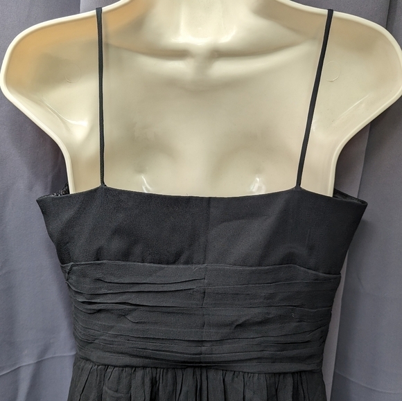 Laundry by Shelli Segal Silk Chiffon Cocktail Slip Dress Sz 6 - Picture 3 of 11
